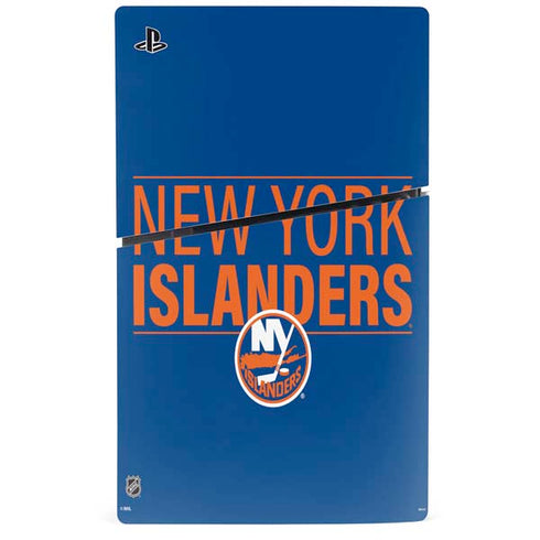 NHL New York Islanders Lineup PS5 Slim Digital Edition Console Skin