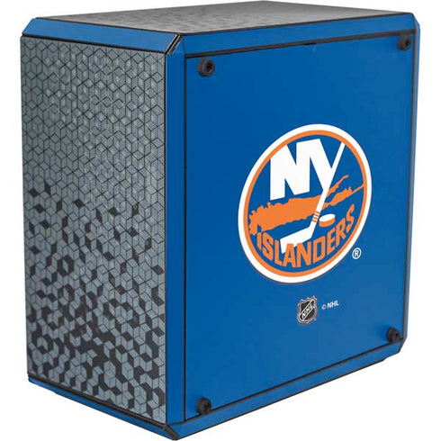NHL New York Islanders Solid Background Cooler Master MasterBox Q300L Mini Tower Skin