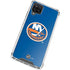 NHL New York Islanders Solid Background Galaxy A12 Clear Case