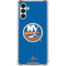 NHL New York Islanders Solid Background Galaxy A13 5G Clear Case