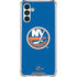 NHL New York Islanders Solid Background Galaxy A13 5G Clear Case