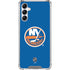 NHL New York Islanders Solid Background Galaxy A15 5G Clear Case