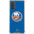 NHL New York Islanders Solid Background Galaxy A32 5G Clear Case
