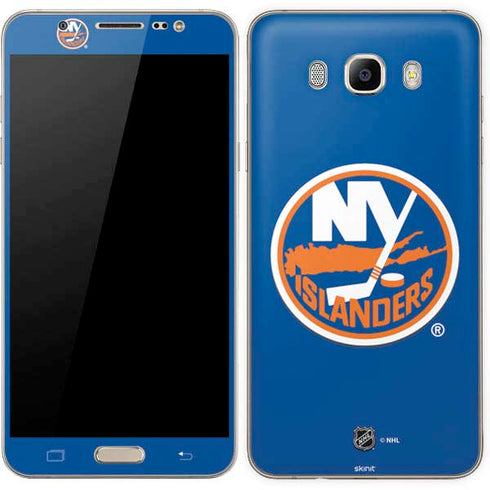 NHL New York Islanders Solid Background Galaxy J7 Skin