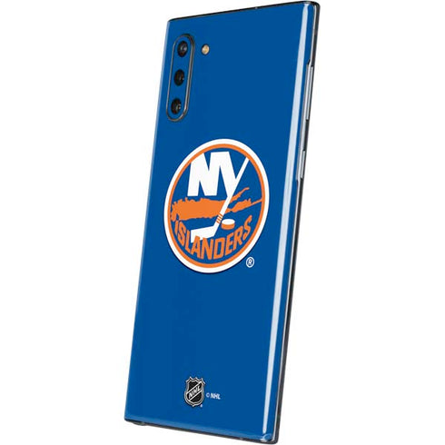 NHL New York Islanders Solid Background Galaxy Note 10 Skin