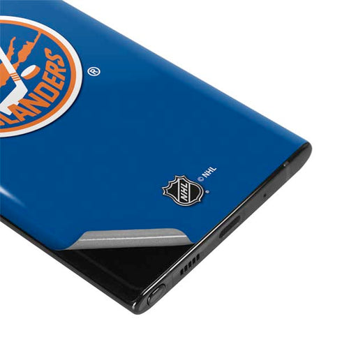 NHL New York Islanders Solid Background Galaxy Note 10 Skin