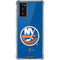 NHL New York Islanders Solid Background Galaxy Note20 5G Clear Case