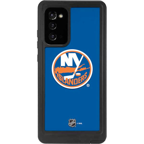 NHL New York Islanders Solid Background Galaxy Note20 5G Waterproof Case