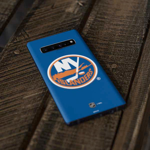 NHL New York Islanders Solid Background Galaxy S10 Plus Skin