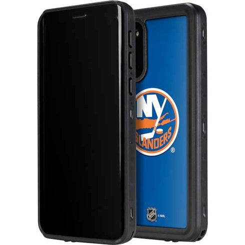 NHL New York Islanders Solid Background Galaxy S20 Plus Waterproof Case