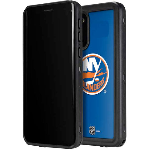 NHL New York Islanders Solid Background Galaxy S20 Waterproof Case