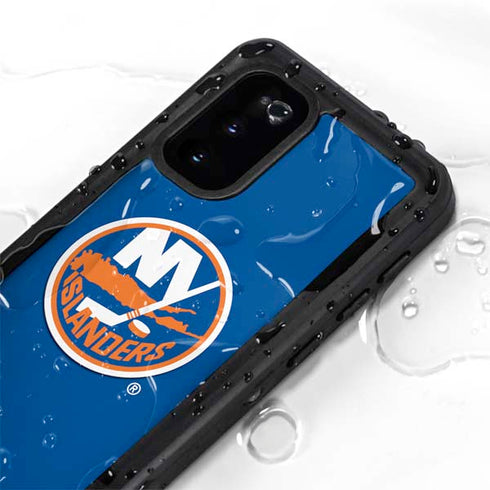 NHL New York Islanders Solid Background Galaxy S20 Waterproof Case