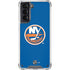 NHL New York Islanders Solid Background Galaxy S21 5G Clear Case