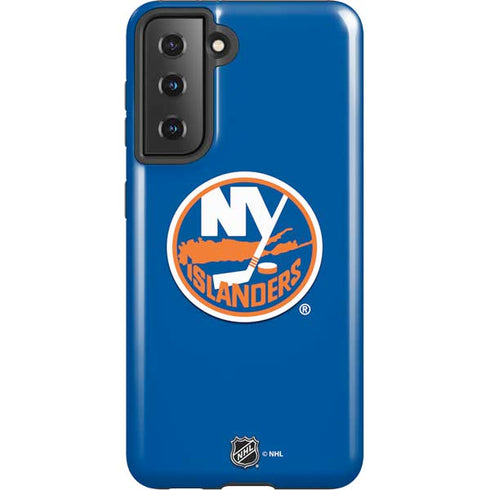 NHL New York Islanders Solid Background Galaxy S21 5G Pro Case