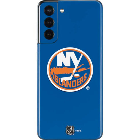 NHL New York Islanders Solid Background Galaxy S21 5G Skin