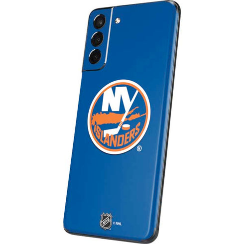 NHL New York Islanders Solid Background Galaxy S21 5G Skin