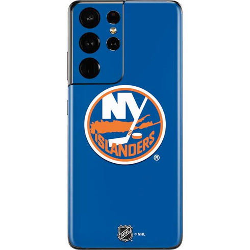 NHL New York Islanders Solid Background Galaxy S21 Ultra 5G Skin