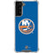 NHL New York Islanders Solid Background Galaxy S22 Plus Clear Case