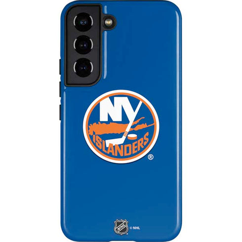 NHL New York Islanders Solid Background Galaxy S22 Pro Case