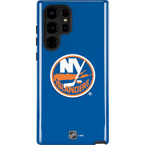 NHL New York Islanders Solid Background Galaxy S22 Ultra Pro Case