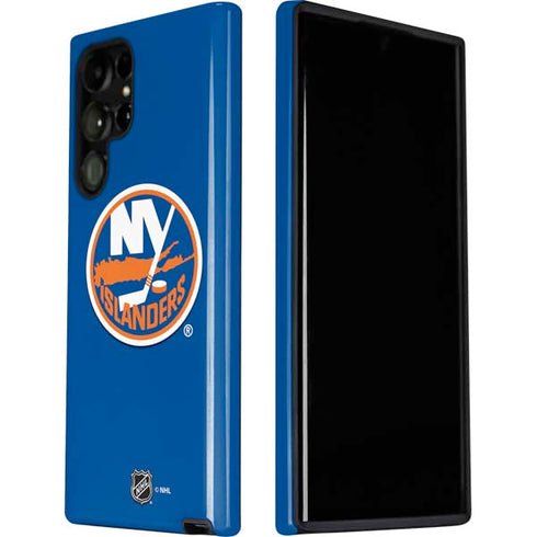 NHL New York Islanders Solid Background Galaxy S22 Ultra Pro Case