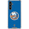 NHL New York Islanders Solid Background Galaxy S23 FE Clear Case