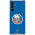 NHL New York Islanders Solid Background Galaxy S23 FE Clear Case