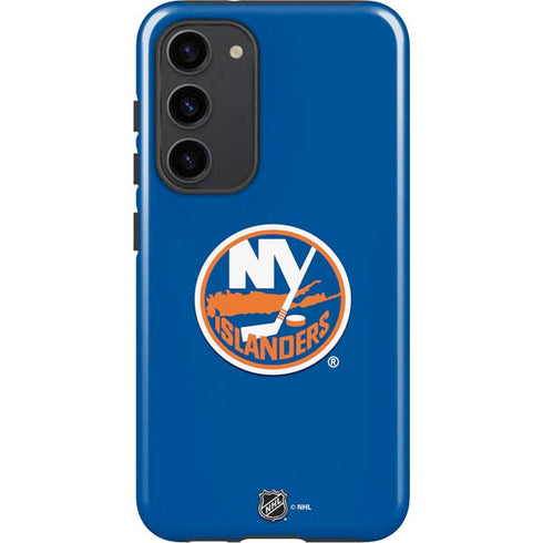 NHL New York Islanders Solid Background Galaxy S23 Plus Pro Case