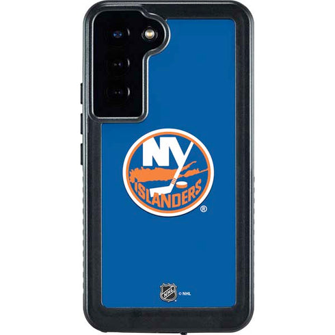 NHL New York Islanders Solid Background Galaxy S23 Plus Waterproof Case