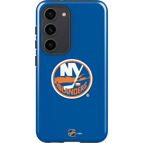 NHL New York Islanders Solid Background Galaxy S23 Pro Case