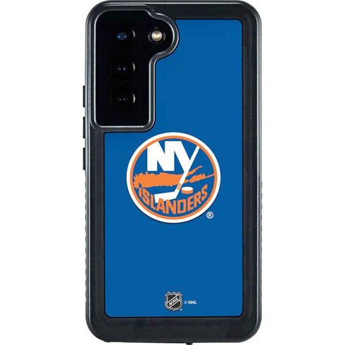NHL New York Islanders Solid Background Galaxy S23 Waterproof Case