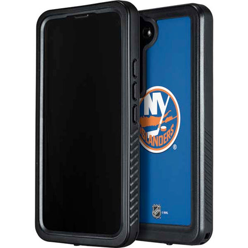 NHL New York Islanders Solid Background Galaxy S23 Waterproof Case