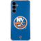 NHL New York Islanders Solid Background Galaxy S24 Clear Case