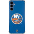 NHL New York Islanders Solid Background Galaxy S24 Clear Case