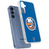 NHL New York Islanders Solid Background Galaxy S24 Clear Case