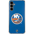 NHL New York Islanders Solid Background Galaxy S24 Plus Clear Case