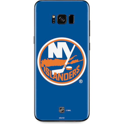 NHL New York Islanders Solid Background Galaxy S8 Skin