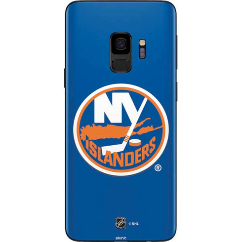 NHL New York Islanders Solid Background Galaxy S9 Skin