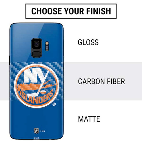 NHL New York Islanders Solid Background Galaxy S9 Skin