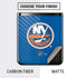 NHL New York Islanders Solid Background Galaxy Z Flip Skin