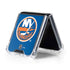 NHL New York Islanders Solid Background Galaxy Z Flip5 5G Clear Case