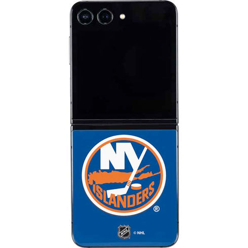 NHL New York Islanders Solid Background Galaxy Z Flip5 5G Skin