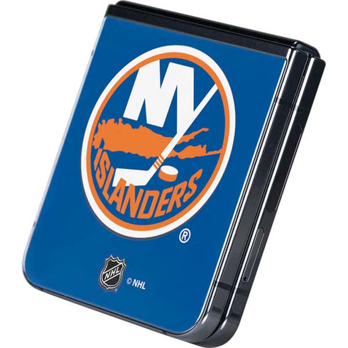 NHL New York Islanders Solid Background Galaxy Z Flip5 5G Skin