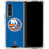 NHL New York Islanders Solid Background Galaxy Z Fold4 5G Clear Case