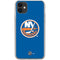 NHL New York Islanders Solid Background iPhone 11 Clear Case