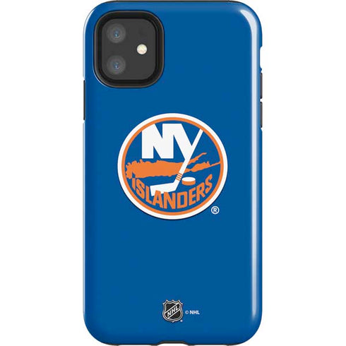 NHL New York Islanders Solid Background iPhone 11 Impact Case