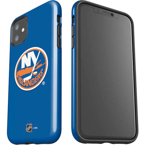 NHL New York Islanders Solid Background iPhone 11 Impact Case