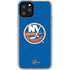 NHL New York Islanders Solid Background iPhone 11 Pro Clear Case