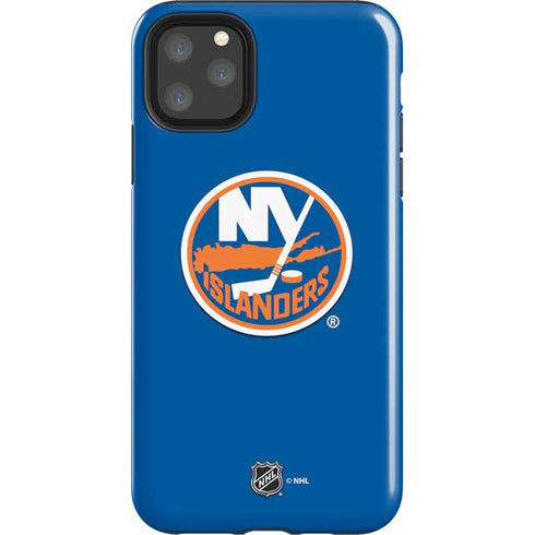 NHL New York Islanders Solid Background iPhone 11 Pro Max Impact Case