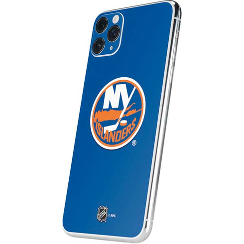 NHL New York Islanders Solid Background iPhone 11 Pro Max Skin